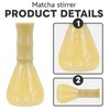 Cosmeria Matcha Whisk Made from Food-Grade PP Resin, Reusable Matcha