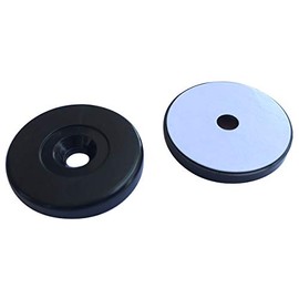 13.56MHZ Waterproof Round 30mm ABS Coin anti-metal Black NFC M1 s50 chip Tag (Pack of 5)