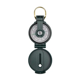 Coghlan's Lensatic Compass for Hiking, Camping, Survival, and Orienteering; Durable, Military-Style Navigation Tool with Sighting Lens and Waterproof Design for Precise Directional Accuracy