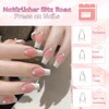 Virellay 240 Pieces Press On Nails French Set - False