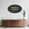 CafePress The Future is Vegan 35"x21" Oval Wall Decal, Vinyl