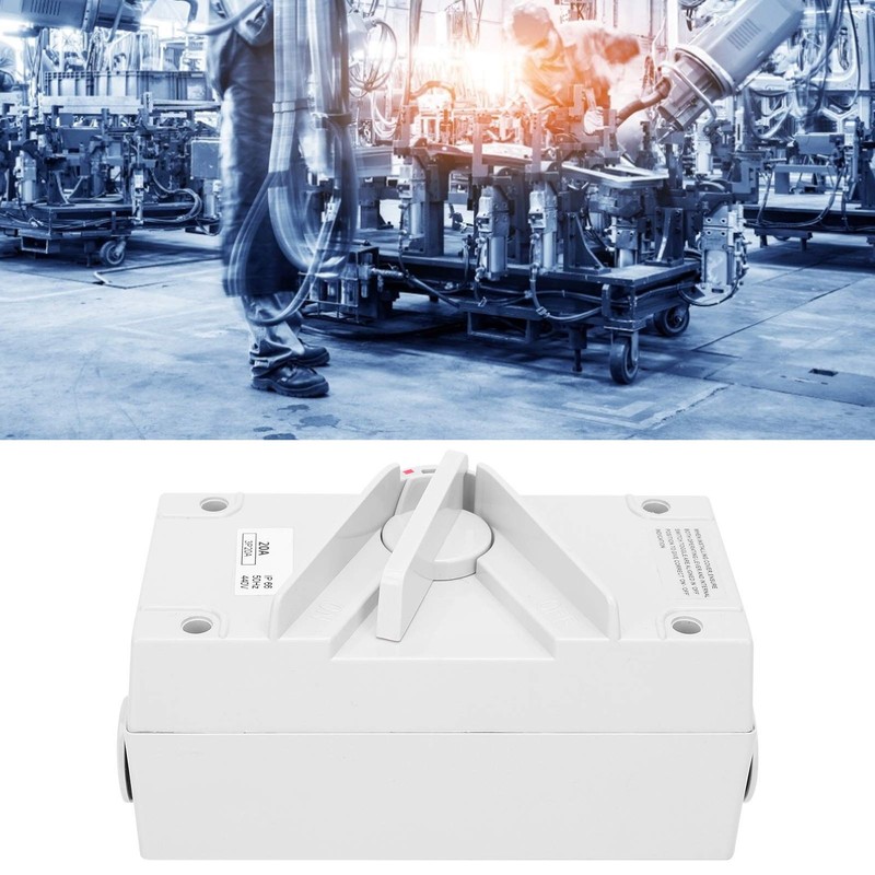 Weatherproof Isolating Switch Dustproof Waterproof 3P Isolator Switch with Super