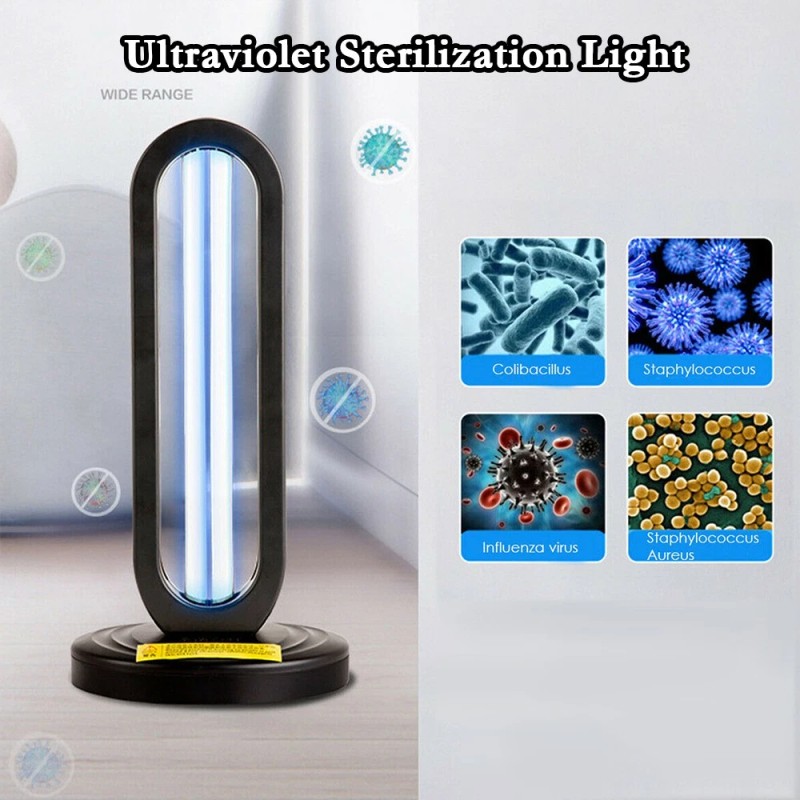Unbranded 2X Ultraviolet Sterilization Light 38W 110V ABS NEW Household