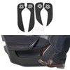 X AUTOHAUX Leather Car Door Anti Kick Pad Sticker for