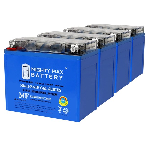 Mighty Max Battery YTX12-BSGEL 12V 10Ah GEL Replacement Battery Compatible