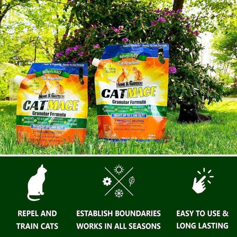 Nature's MACE Cat MACE Granular No-Dig Cat Repellent | Cat
