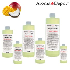 32 oz / 32 Ounce Coco Mango Unisex Perfume/Body Oil Our Interpretation, Premium Quality Uncut Fragrance Oil Soap, Candle Making & Incense