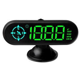 GOEDCH Head Up Display: Auto HUD, GPS Geschwindigkeitsmesser, Universeller Digitaler Tachometer mit Plug & Play Installation, USB-Betrieb, Auto-Brightness für Alle Fahrzeuge (Auto, Motorrad, LKW)​