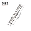 DTGN 0.5x5x30mm(DxODxL) Compression Spring - 30Pack - Good for Machinery