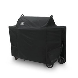 SUPJOYES Grill Cover for Traeger Ironwood 885 Wood Pellet Grill, Heavy Duty Waterproof Smoker Grill Accessories, Full Length, Special Zipper Design