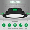 ALUSSO ALUSSO LED Einbaustrahler 230V Schwarz Dimmbar Flach 7W IP44