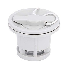 Boat Air Valve, White Plastic Kayak Air Valve PVC Durable Air Gas Valve Cap Replacement for Inflatable Parts Boat Dinghy Kayak Canoe