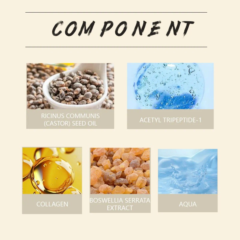 Esencias Reafirmantes Para Ojos Con Aceite De Ricino, Hidrat