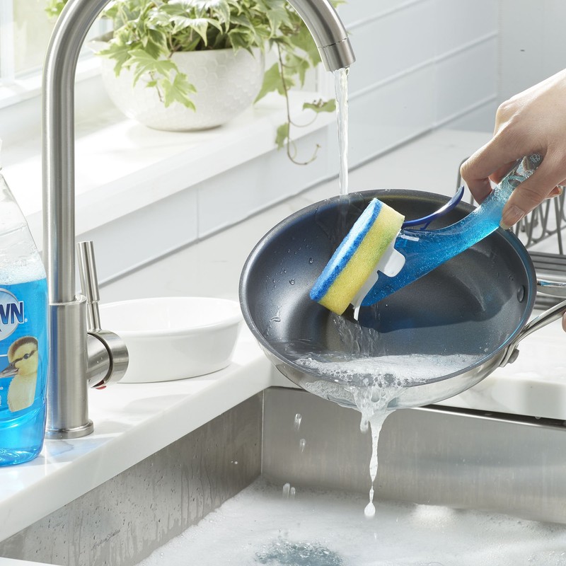 Dawn No-Drip Fillable Dishwand Non-Scratch, Clear