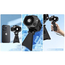 Lentorgi Portable Waist Fan, Cool Clip, Neck, Clip Fan, 27 hours long battery life, Detachable 4-speed 360° rotating LED night light (with 2 modes), USB rechargeable handheld fan for travel/car seat/bedroom use,Multifunction Electric Gifts:_Black