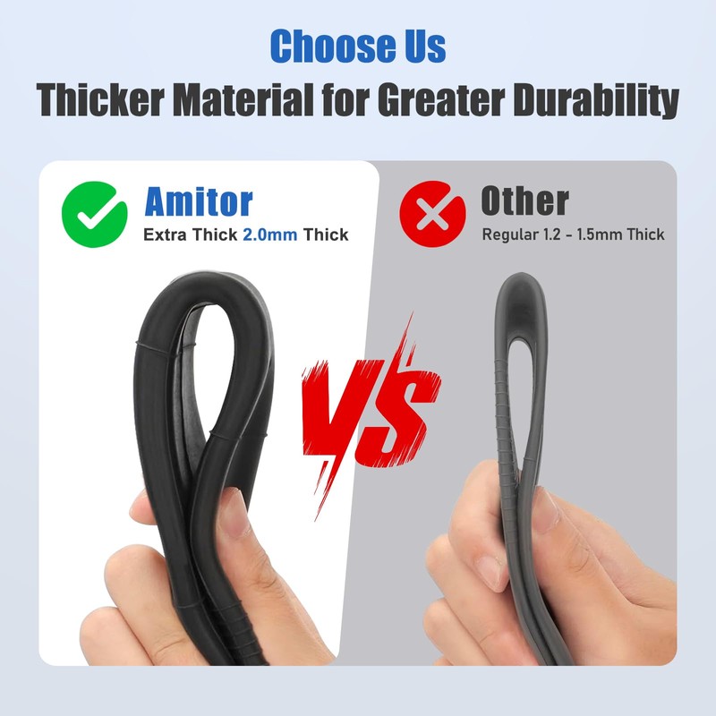 Amitor 2 Pack 10x2.5 Inner Tubes with 2 Tyre Levers,