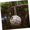 KONTONTY Weather Resistant Hummingbird Bird House Nest Natural Grass Bird