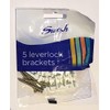 Swish Deluxe Curtain Track White Brackets (Pk 5)