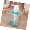 Zerodeko 8.4oz Square Refillable Pump Bottle for Liquid Soap Lotion