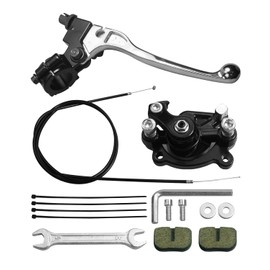 Mini Bike Brake Kit Fit for Coleman Powersports CT100U CC100X Baja Motorsports Doodlebug DB30 Monster Moto MMB80 MMB105 Motovox MBX10 MBX11 79cc 97cc 100cc, Mini Bike Parts Black
