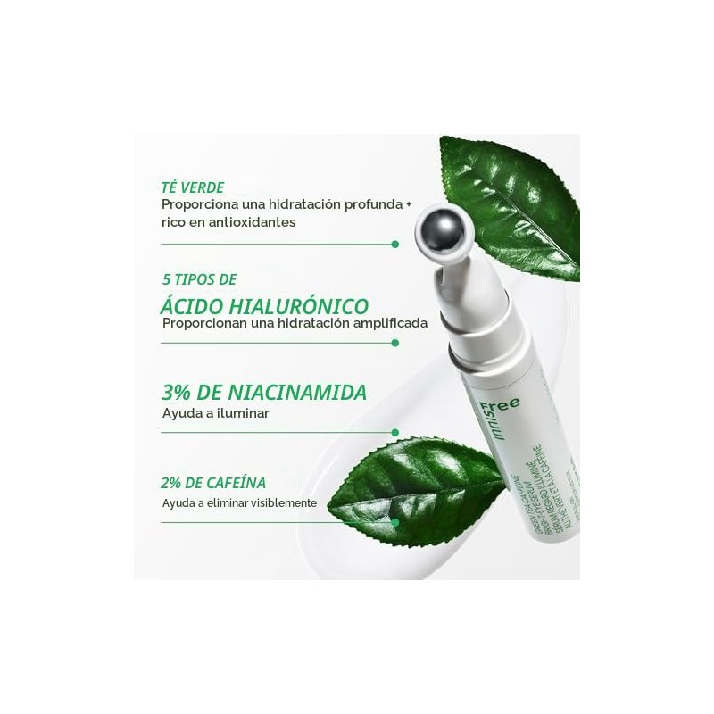 innisfree Green Tea Hyaluronic Acid Hydrating Eye Serum: Nourish, Soothe,