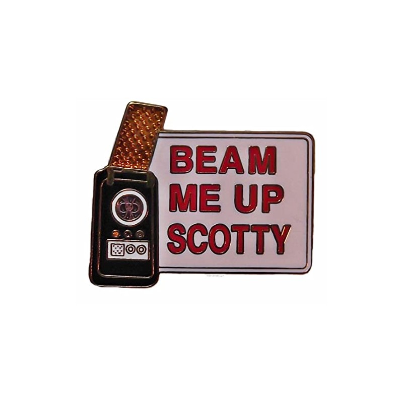 Classic Sci-Fi Trek Series "Beam me Up Scotty" Pin