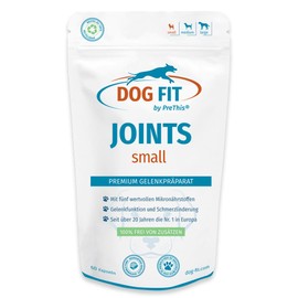 Dog Fit by PreThis® Joints, Joint Nutrients for Large, Medium and Small Dogs, small