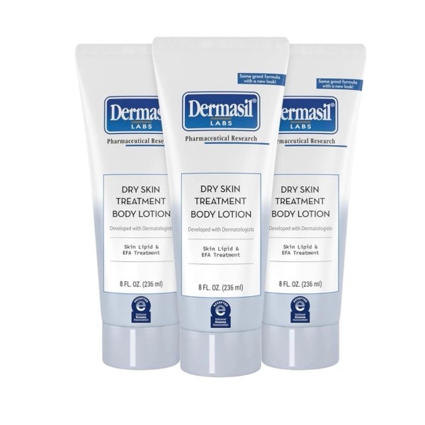 Dermasil Lot of 3 DERMASIL Dry Skin Treatment Original Lotion