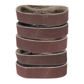sourcing map 20pcs 1.2 x 13" Sanding Belts 4pcs Each of 120/320/600/800/1000 Grit Aluminium Oxide Flush Joint Belt Sander Paper for Metal Woodworking Automotive Repair