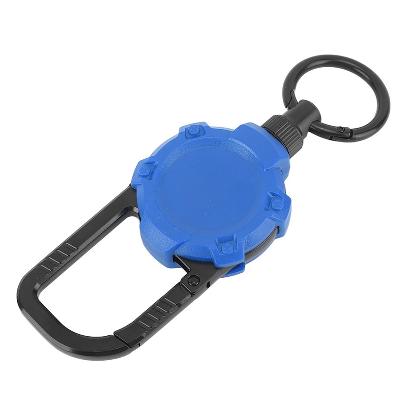 Magnetic Retractable Keychain Stainless Steel Wire Easy Pull Buckle Carabiner