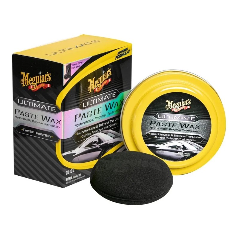 Meguiars Ultimate Paste Wax cera sintética premium 226g