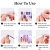 Semi Cured Gel Nail Strips - 20pcs Gel Nail Stickers