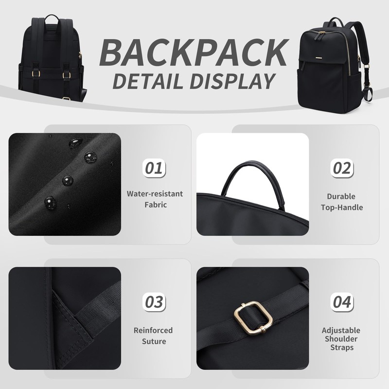 GOLF SUPAGS Women's Backpack Casual Daypack for Work Travel College