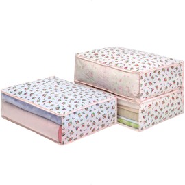 Astro 183-22 Duvet Storage Case, Blanket, Lightweight Bedding Use, Set of 3, Breathable Non-Woven Fabric Guards Against Dust and Dirt, Transparent Window for Viewing Contents, Duvet Storage, Storage