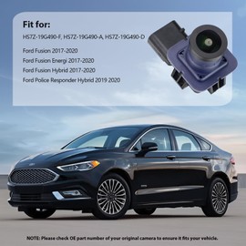 HS7Z-19G490-A Backup Rear Camera Replacement for Ford Fusion/Energi/Hybrid 2017-2020 & Ford Police Responder Hybrid 2019 2020, OE Camera Replaces HS7Z-19G490-F, HS7Z-19G490-D by GreenYi