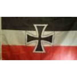 chmo  German Iron Cross - Navel Flag WWI 3' x 5'