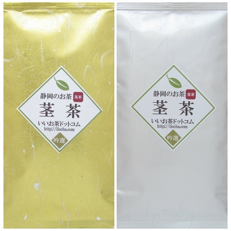 Stem Tea Upper Shizuoka Product, 3.5 oz (100 g), Set
