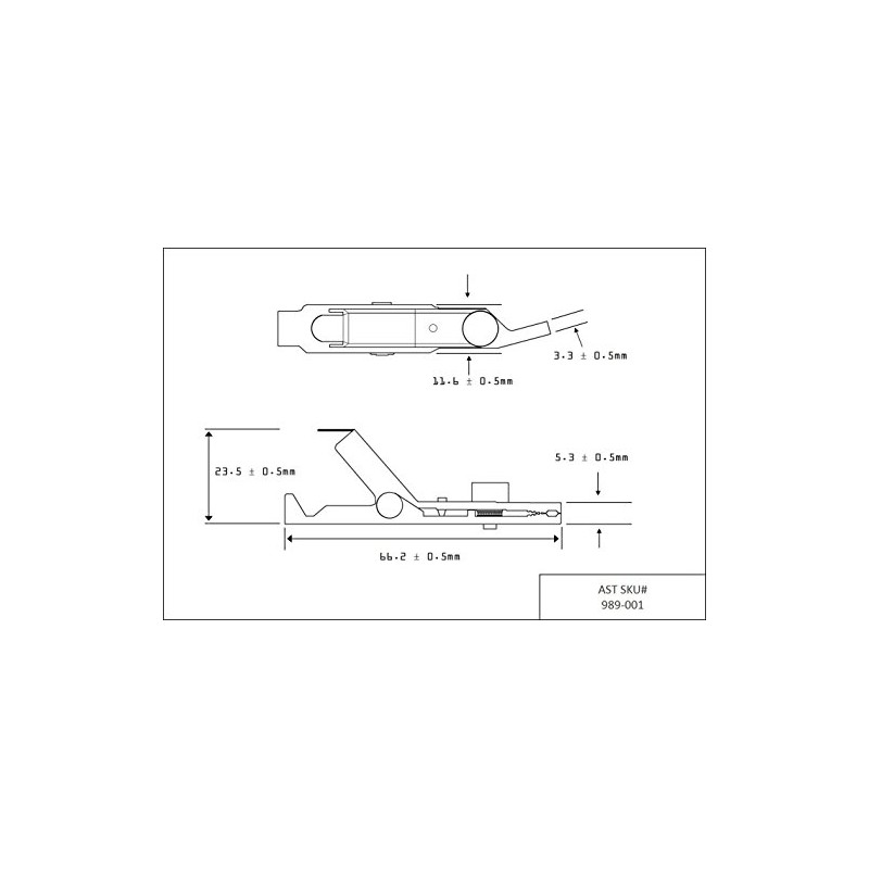 TestHelper TP330 Alligator Clip Bed of Nail and Single Spike