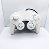 GamceCube Controller, NGC Transparent White on White Gamepad For Gamecube,