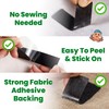 (16 FT x 3/4 Inch) Strips with Adhesive for Fabric,