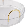 Round Storage Tray 360 Degree Rotating Waterproof Clear Desktop Organizer