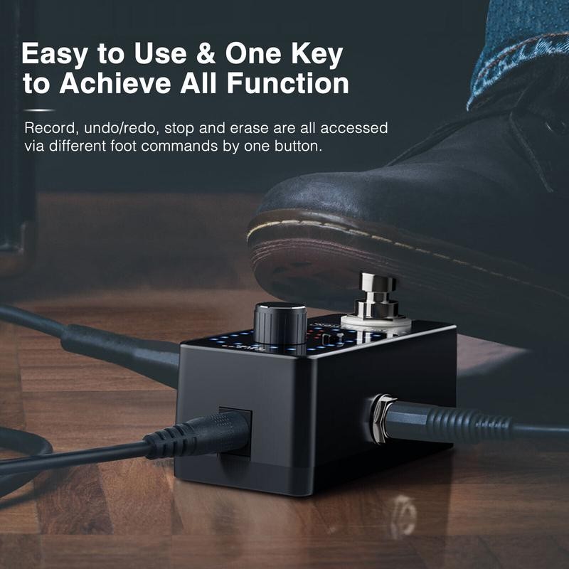 LEKATO Looper Pedal, Guitar Effect Pedal Set with Single Loop