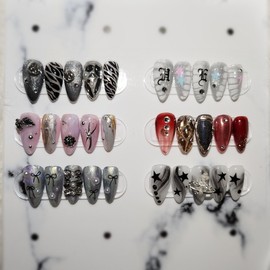 [Handmade Nail Tips] Art of the Month: 1 - 1 cheetah / [수제네일팁] 이달의아트 : 1 - 1 cheetah
