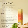 SATORIE Organic Castor & Frankincense Oil with Rose Quartz Rollerball