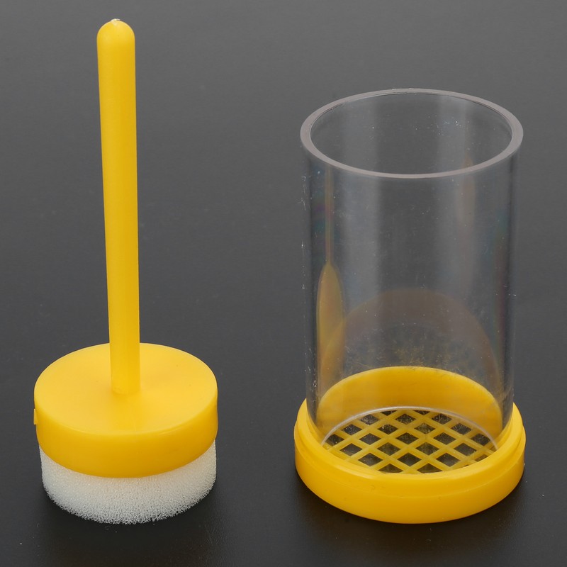 Queen Bee Roller Cage Plastic Rearing Cup Marking Bottle Beekeeping