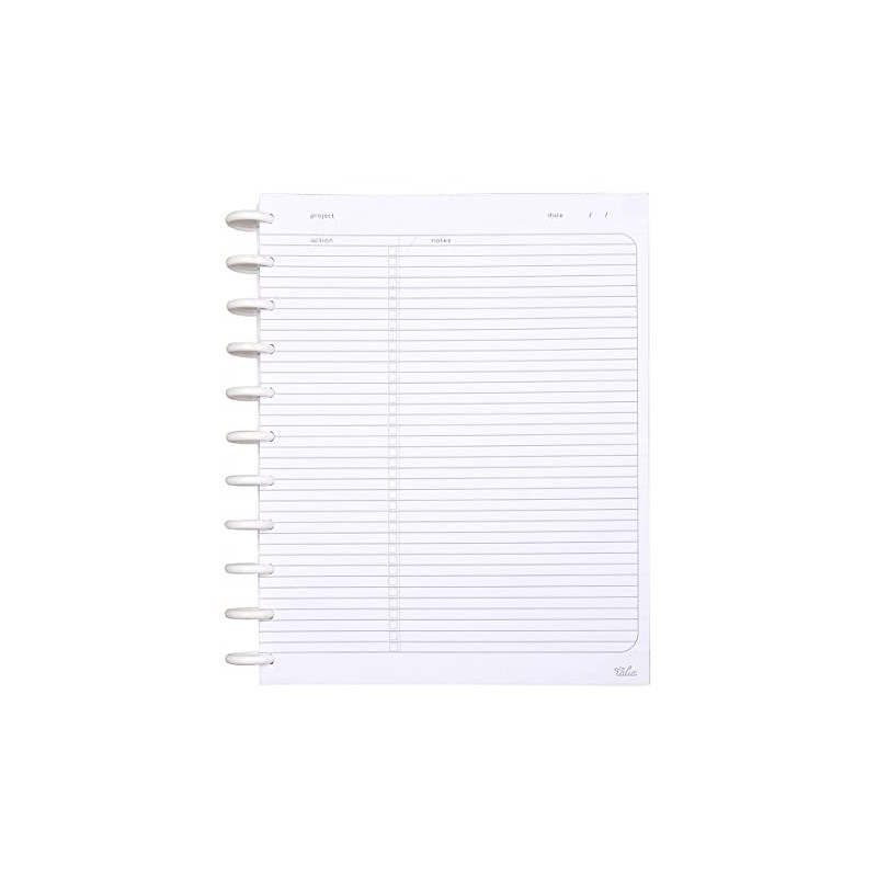 Talia Discbound Notebook Refills (Project Layout, Letter (8.5in x 11in))