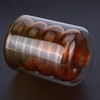 200ml DoubleLayer Glass Mug HeatResistant 3 Dimensional Spiral Cup for