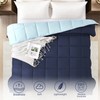 Homelike Moment California King Comforter - Blue Duvet Insert Down