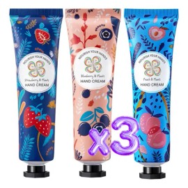 Crema Hidratante Manos Reparadora Extractos Naturales 3pzs