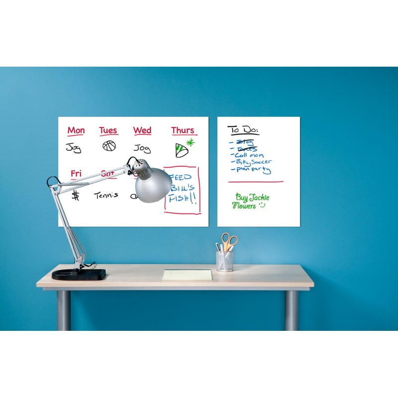 Two Elephants Dry Erase Sheets with Marker 6 Pack 9x12